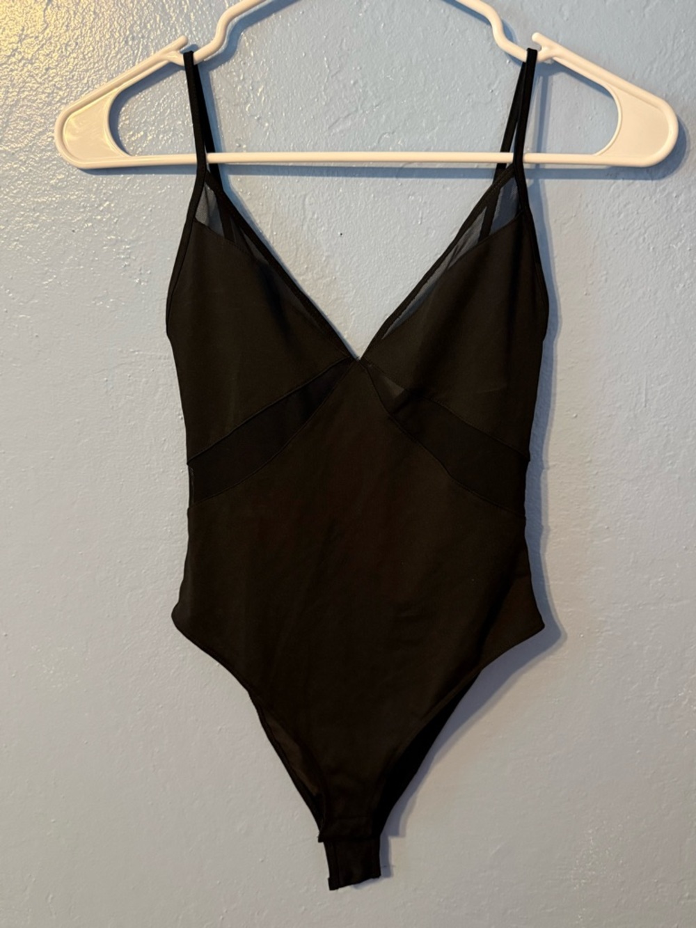 3 for $30! 💅🏻 Zara Black Mesh-Inset V-Neck Bodysuit 💅🏻 Bundle SALE!